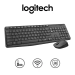 Kit teclado y mouse Logitech MK235, conexion inalambrica,15 teclas especiales,color negro - Imagen 2