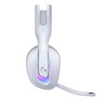 audifono gamer logitech g522 90h lightspeed, bluetooth, cable usb c, rgb, color blanco