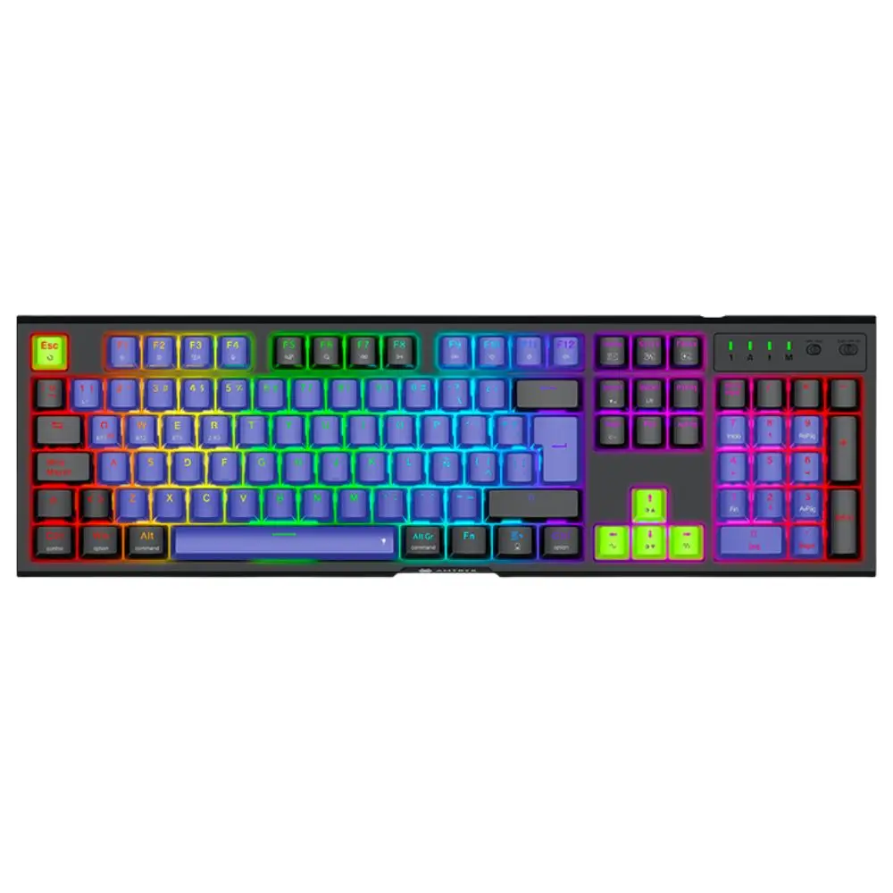 teclado mecanico antryx mk856 trix, switch rojo outemu, luces rgb, bluetooth, color negro teclado mecanico antryx mk856 trix, switch rojo outemu, luces rgb, bluetooth, color negro