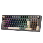 teclado royal kludge rk r98pro usb phantom switch cremoso