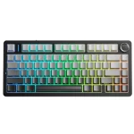 teclado aula f75pro mecanico rgb inalambrico gradient gris switch reaper