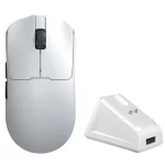 mouse aula sc380 pro, conexión inalámbrica, iluminacion rgb, color blanco