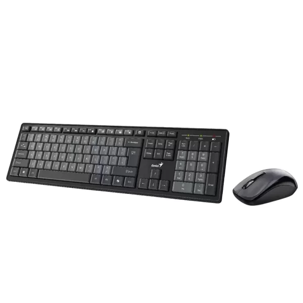 kit teclado y mouse genius km8200, inalambrico usb, 1200 dpi