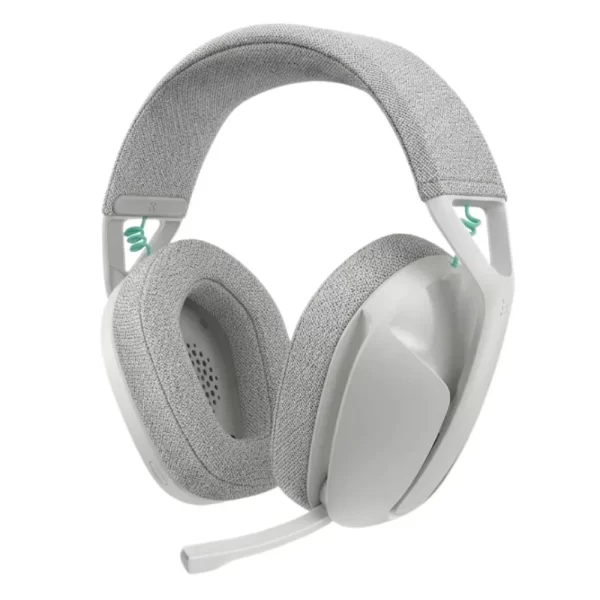 audifono logitech g321 con micrófono inalámbrico lightspeed, color blanco