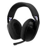 audifono logitech g321 con micrófono inalámbrico lightspeed, color negro