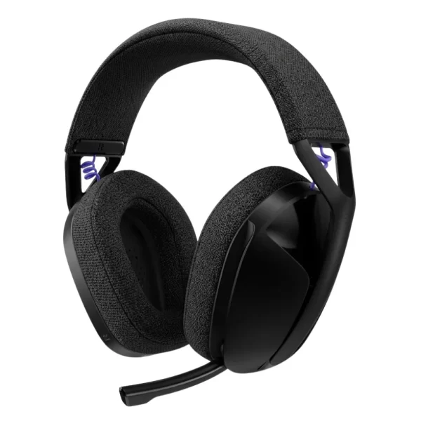audifono logitech g321 con micrófono inalámbrico lightspeed, color negro