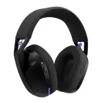 audifono logitech g321 con micrófono inalámbrico lightspeed, color negro