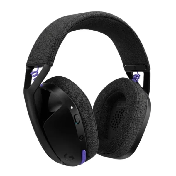 audifono logitech g321 con micrófono inalámbrico lightspeed, color negro