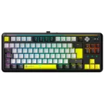 teclado mecanico antryx tk 950 pro tkl, switch rojo, conexion bluetooth, usb color negro y gris