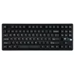 teclado aula f87 pro v2,inalámbrico, inglés, rgb, color negro frosted transparnte, x3 switchs