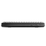 teclado aula f65, inalambrico, color gris gradual, switch grey wood v3