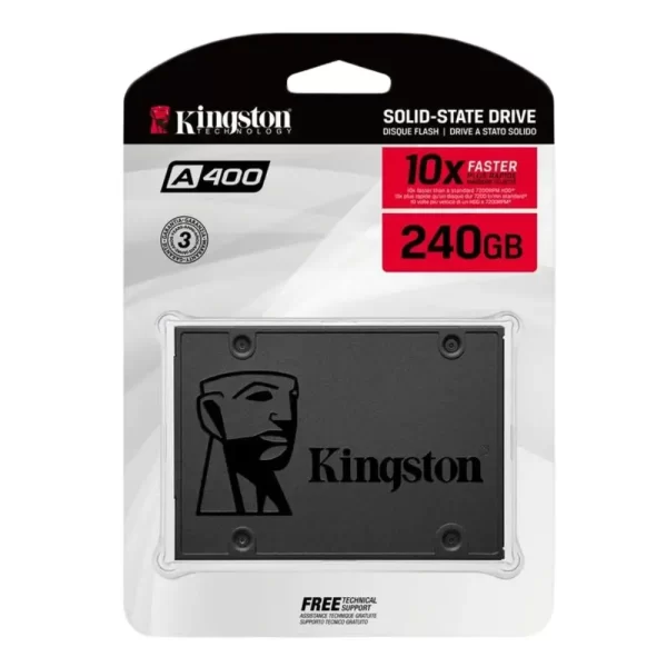 disco duro kingston a400 240gb sata 6gb/s 2.5" 7mm tlc