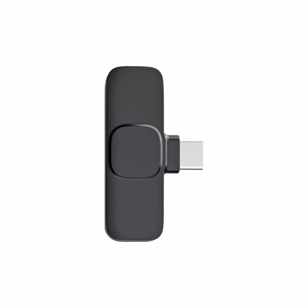 micrófono de solapa maxtron mxm1681 02 inalámbrico usb c