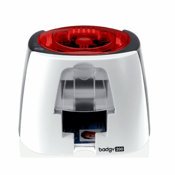 impresora de carnets evolis badgy200 usb 260 x 300 dpi color + 100 tarjetas pvc + ribbon