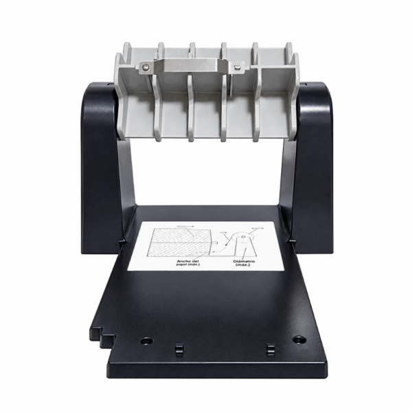 desbobinador externo para impresora de etiquetas compatible con rollos térmicos